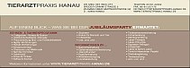 Programmablauf und Erinnerung per Email | Tierarztpraxis-Hanau