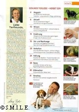 Gesunde Tierliebe, Ausgabe Herbst 2011 | Tierarztpraxis-Hanau.de