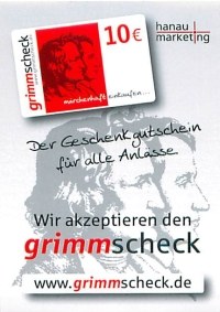 Der neue GrimmScheck der Stadt Hanau