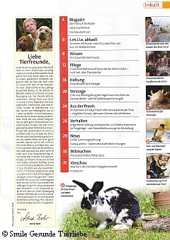 Gesunde Tierliebe, Ausgabe Fruehjahr 2009 | Tierarztpraxis-Hanau.de