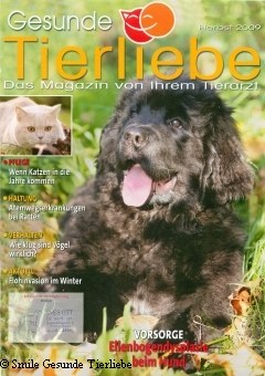 Gesunde Tierliebe, Ausgabe Oktober 2009 | Tierarztpraxis-Hanau.de