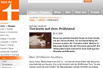 Stiftung Warentest: Tierärzte auf dem Prüfstand | Tierarztpraxis-Hanau.de